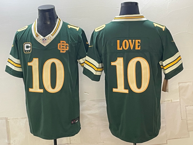 Men Green Bay Packers #10 Love green 2026 Nike NFL Jersey 1015001